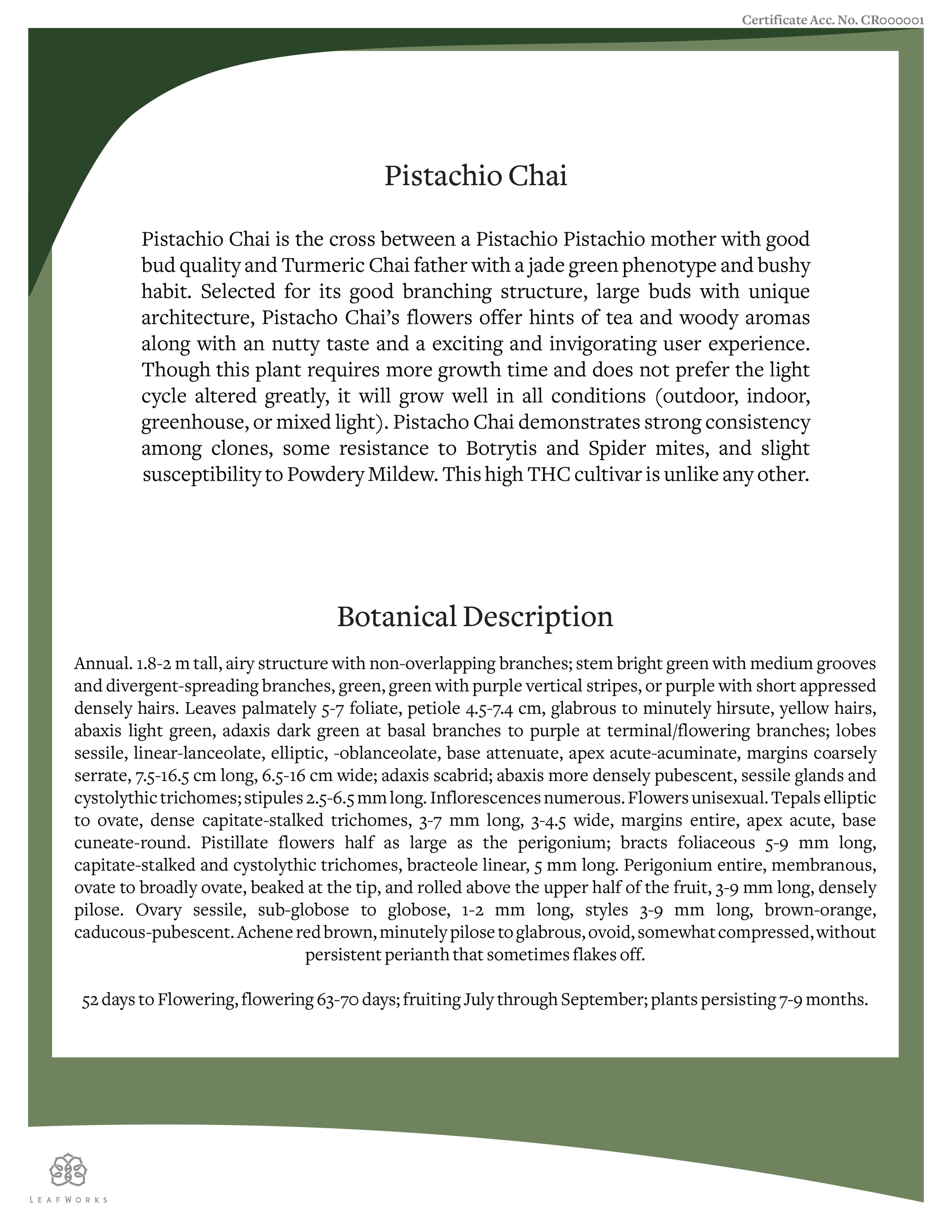 LeafWorks® Cannabis &amp; Hemp Cultivar Registration